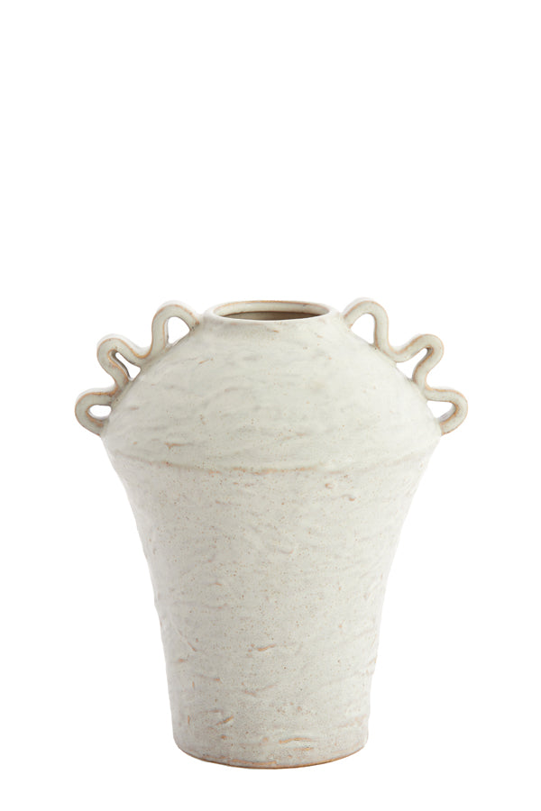 Light & Living Accessories Vase deco 24x20,5x28 cm VOLCA ceramics cream House of Isabella UK