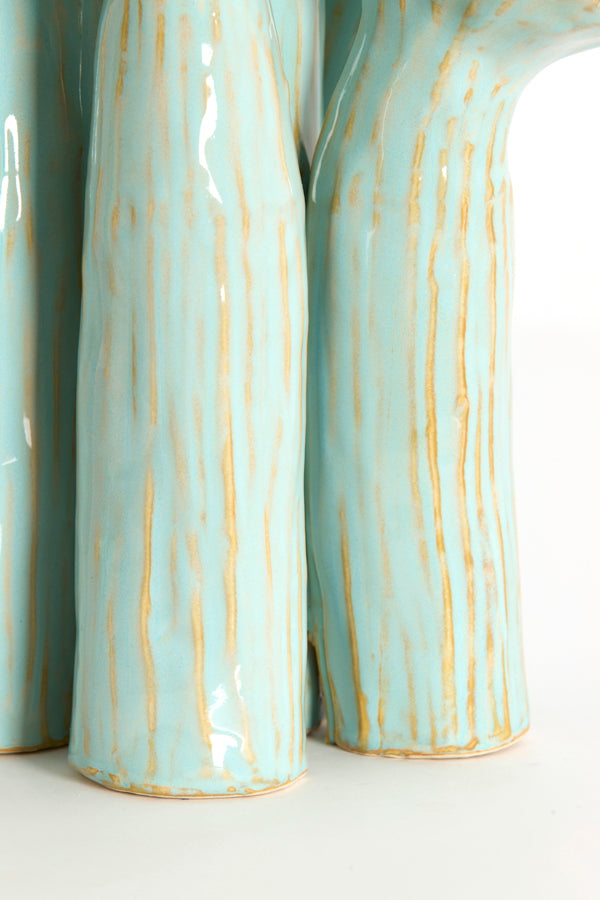 Light & Living Accessories Vase deco 24x21x31 cm MISURINA ceramics light blue House of Isabella UK