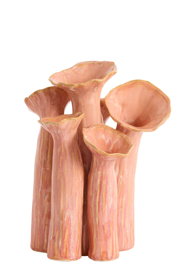 Light & Living Accessories Vase deco 24x21x31 cm MISURINA ceramics pink House of Isabella UK