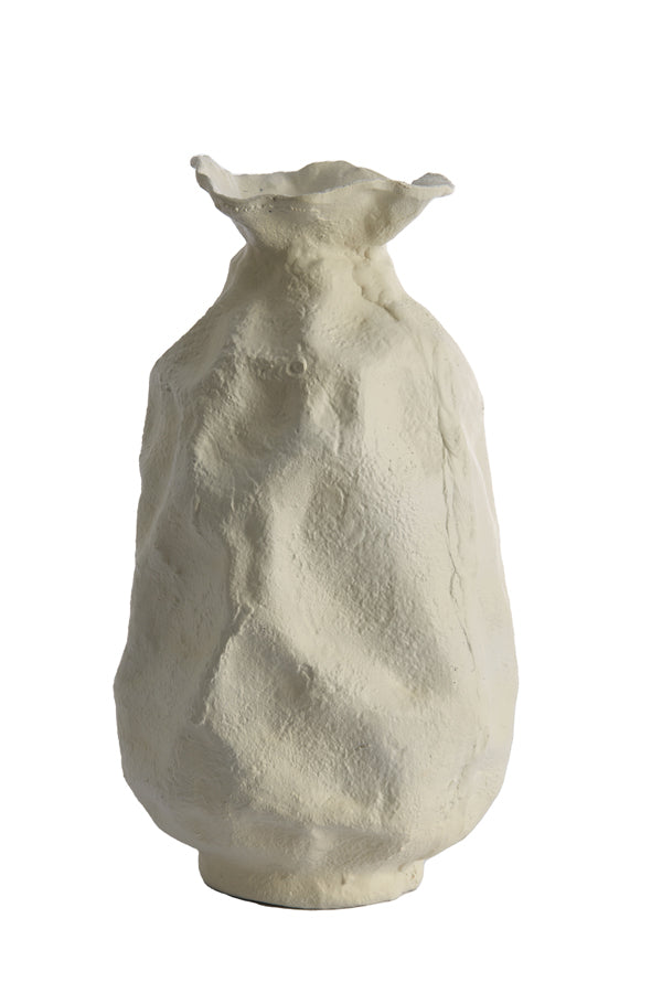 Light & Living Accessories Vase deco 24x22x41 cm HOLBOX cream House of Isabella UK