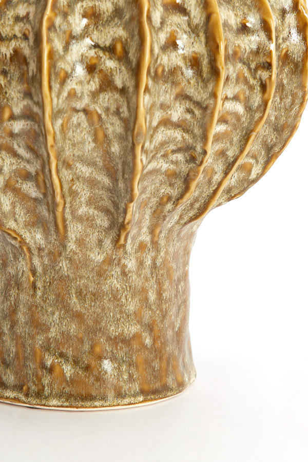 Light & Living Accessories Vase deco 24x28,5 cm HAKONE ceramics olive green House of Isabella UK