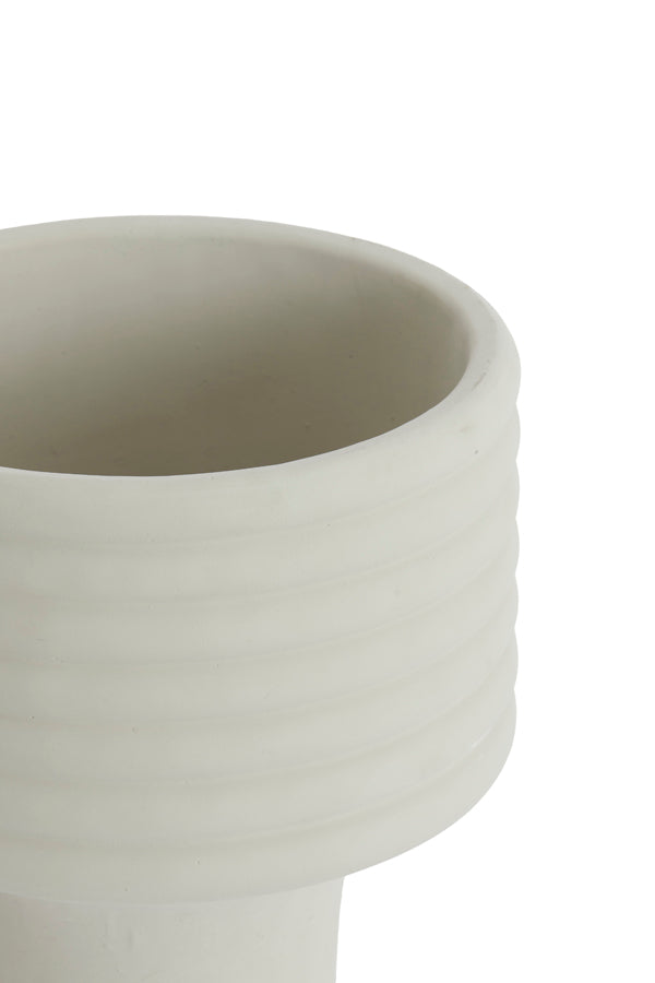 Light & Living Accessories Vase deco 24x35 cm SYLVA ceramics cream House of Isabella UK
