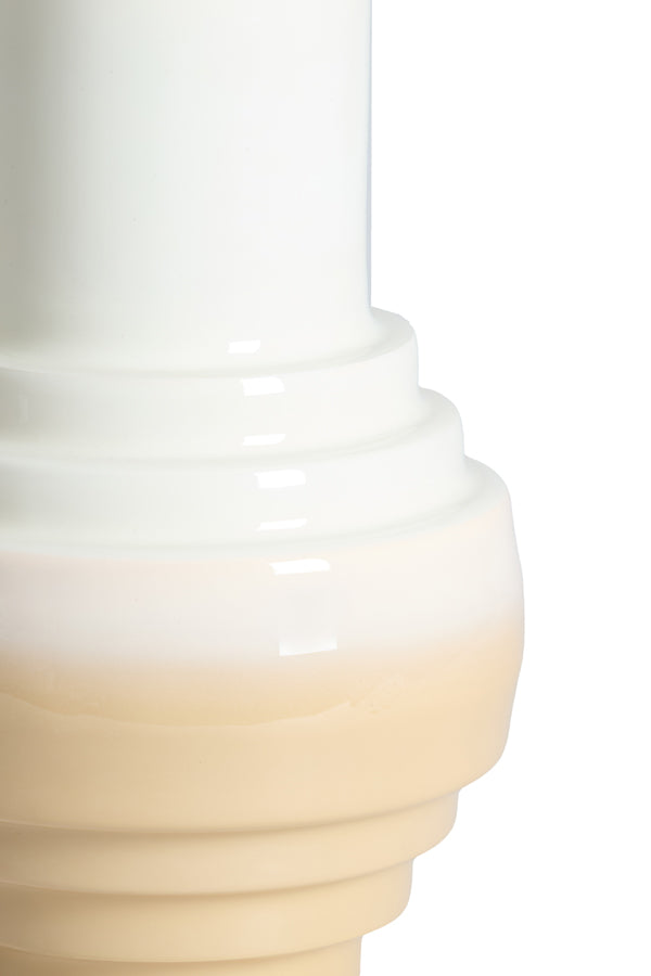 Light & Living Accessories Vase deco 24x36 cm CARIMA cream+beige House of Isabella UK