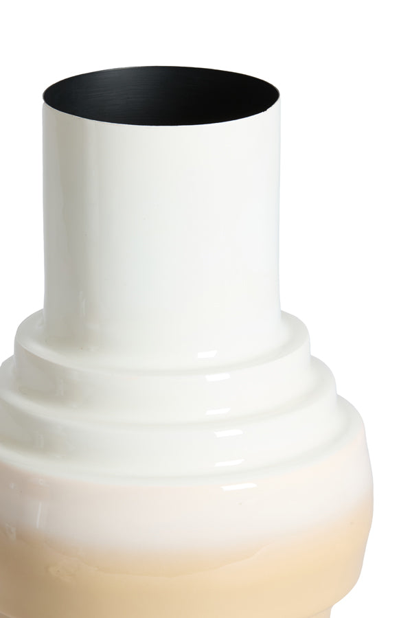 Light & Living Accessories Vase deco 24x36 cm CARIMA cream+beige House of Isabella UK