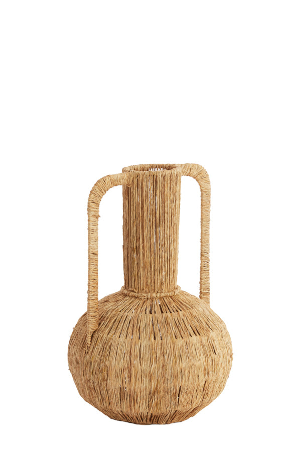 Light & Living Accessories Vase deco 24x37 cm BLENZA jute natural House of Isabella UK