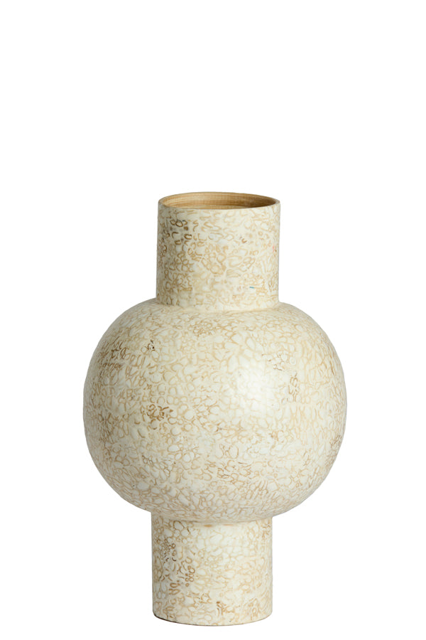 Light & Living Accessories Vase deco 24x38 cm GIRONA bamboo cream House of Isabella UK