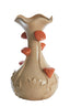 Light & Living Accessories Vase deco 24x40 cm ODALI ceramics cream+orange House of Isabella UK