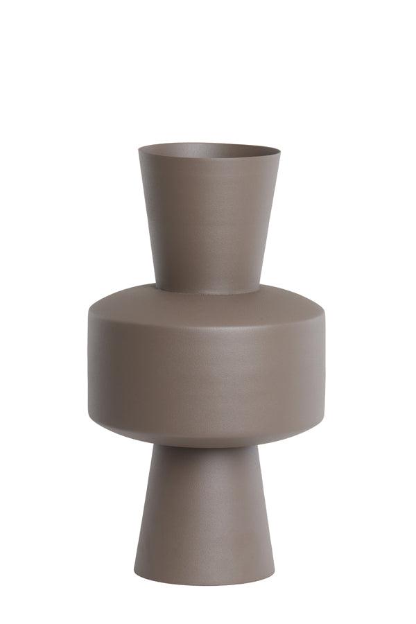 Light & Living Accessories Vase deco 24x42 cm NOVALI matt brown House of Isabella UK