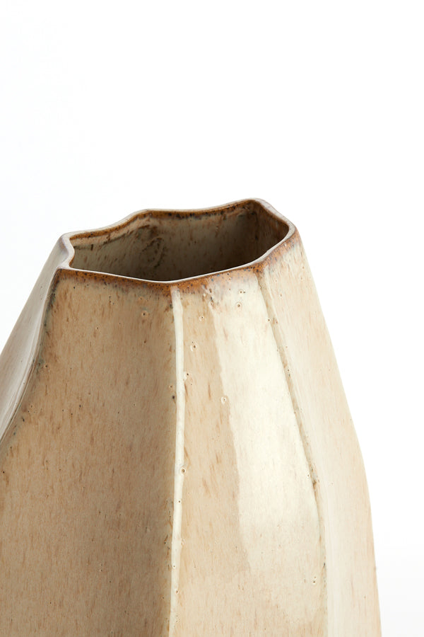 Light & Living Accessories Vase deco 25,5x21,5x42,5 cm CHIADO shiny beige House of Isabella UK