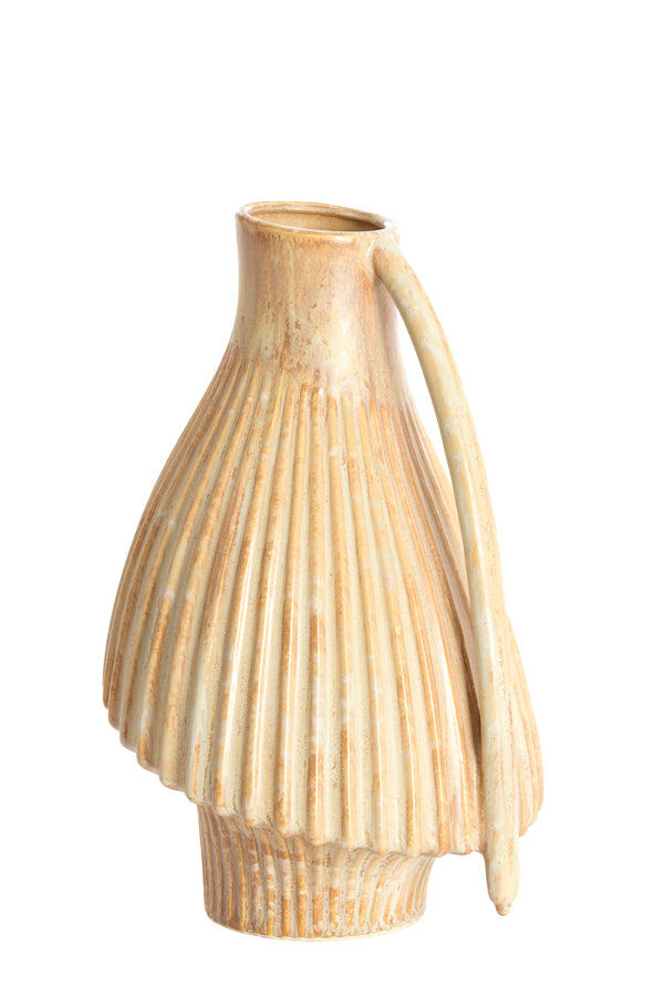 Light & Living Accessories Vase deco 25,5x23x39,5 cm FORLA ceramics cream+orange-brown House of Isabella UK