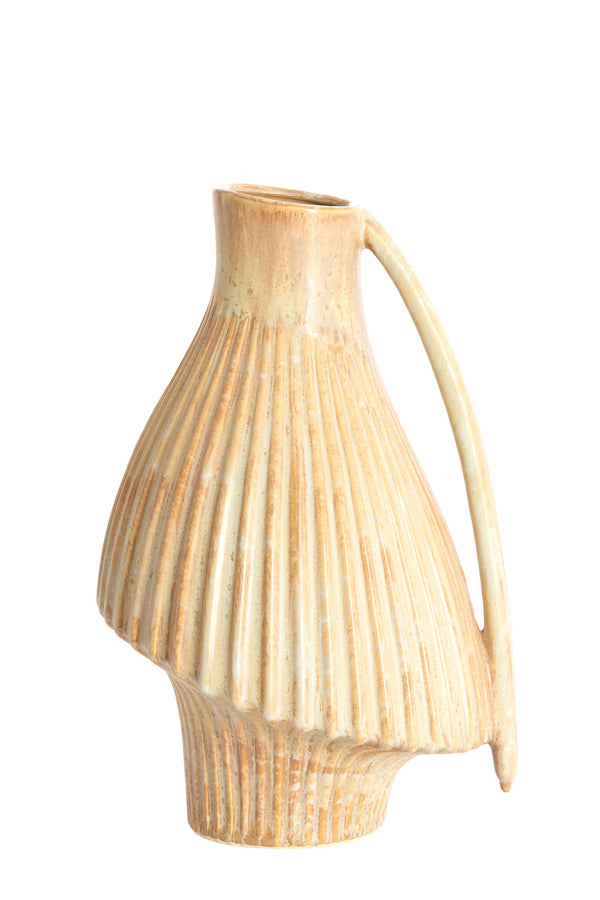Light & Living Accessories Vase deco 25,5x23x39,5 cm FORLA ceramics cream+orange-brown House of Isabella UK