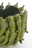 Light & Living Accessories Vase deco 25,5x24,5x20,5 cm PEPPER ceramics dark green House of Isabella UK