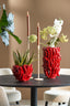 Light & Living Accessories Vase deco 25,5x24,5x20,5 cm PEPPER ceramics red House of Isabella UK