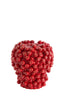 Light & Living Accessories Vase deco 25,5x27 cm BERRIES ceramics red House of Isabella UK