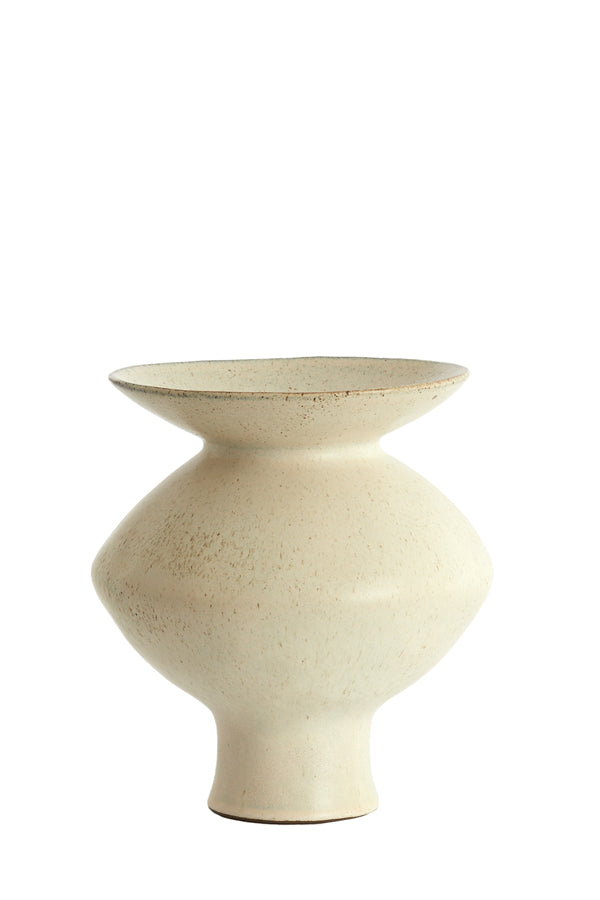 Light & Living Accessories Vase deco 25,5x29 cm AJUDA matt cream-sand House of Isabella UK