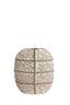 Light & Living Accessories Vase deco 25x12,5x28 cm MANTU ceramics matt dark brown+cream House of Isabella UK