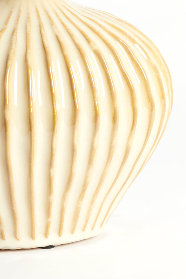 Light & Living Accessories Vase deco 25x14x20 cm LORITO ceramics sand-beige House of Isabella UK