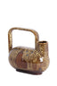 Light & Living Accessories Vase deco 25x14x24 cm SERRES ceramics d brown+cream+orange House of Isabella UK