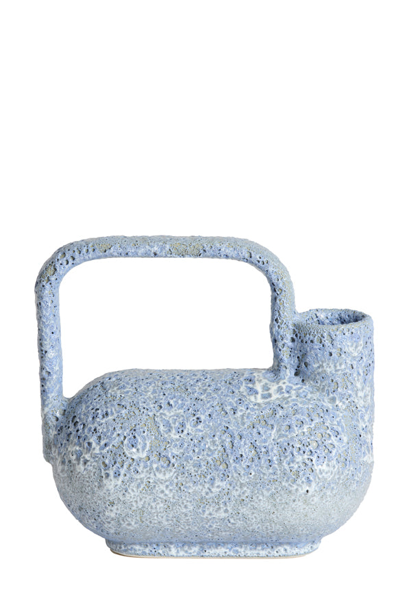 Light & Living Accessories Vase deco 25x14x24 cm SERRES ceramics light blue House of Isabella UK
