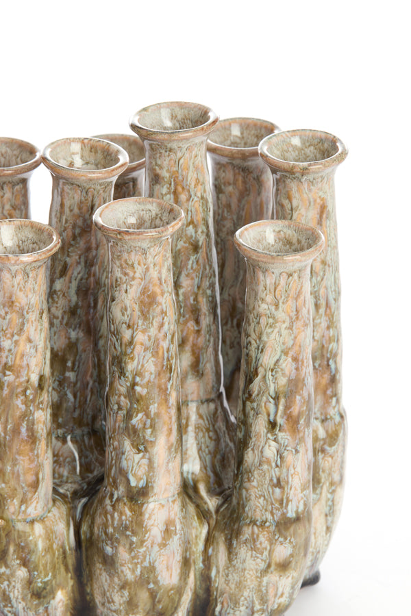Light & Living Accessories Vase deco 25x17x30 cm LEANJA ceramics beige House of Isabella UK