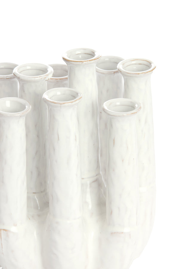 Light & Living Accessories Vase deco 25x17x30 cm LEANJA ceramics cream House of Isabella UK
