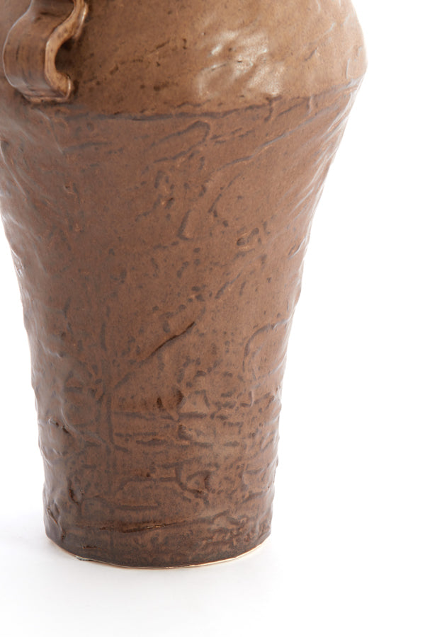 Light & Living Accessories Vase deco 25x20x35 cm VOLCA ceramics brown House of Isabella UK