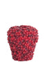 Light & Living Accessories Vase deco 25x25 cm BERRIES burgundy House of Isabella UK