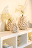 Light & Living Accessories Vase deco 25x28 cm GEORGIA ceramics matt cream House of Isabella UK