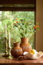 Light & Living Accessories Vase deco 25x30 cm ZIRJA ceramics orange House of Isabella UK