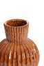Light & Living Accessories Vase deco 25x30 cm ZIRJA ceramics orange House of Isabella UK