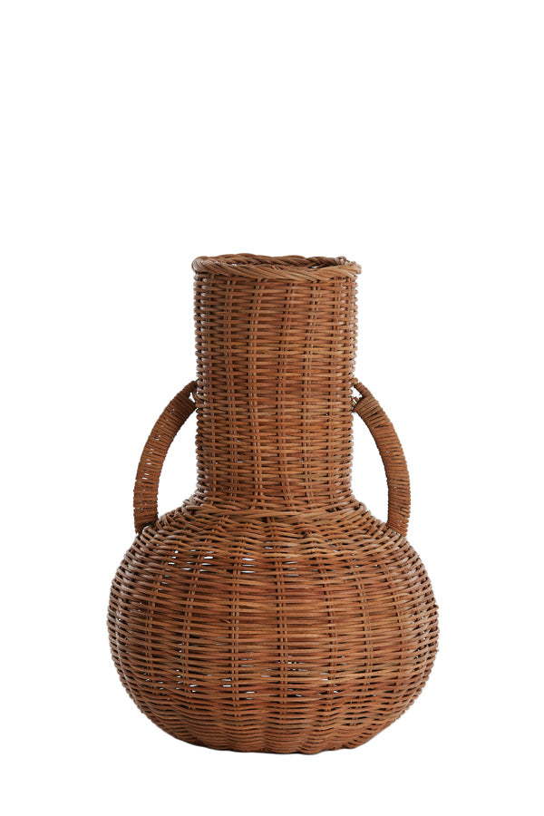 Light & Living Accessories Vase deco 25x35 cm NARINO rattan brown House of Isabella UK