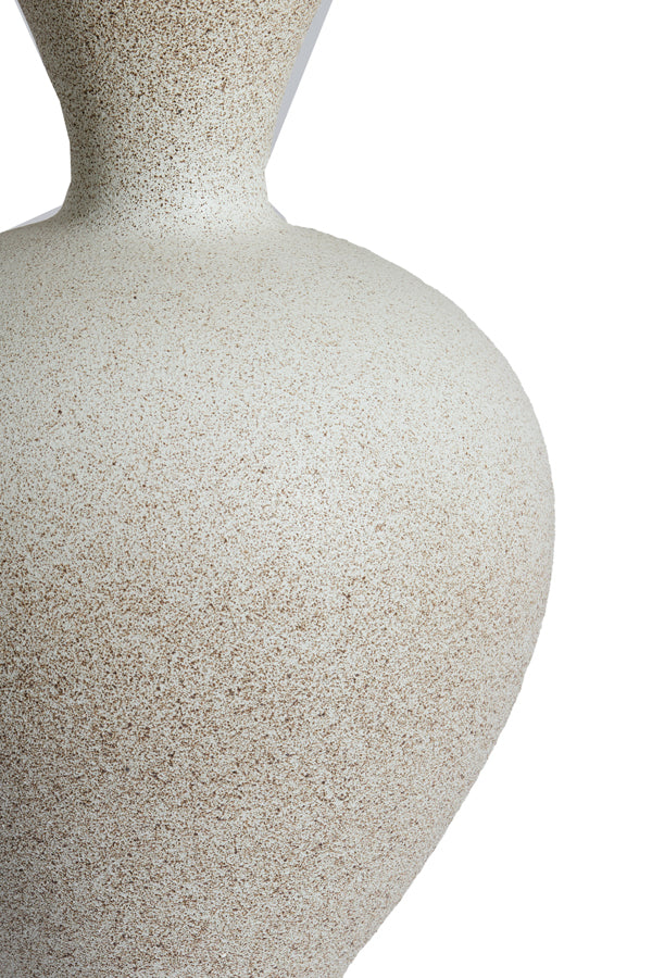 Light & Living Accessories Vase deco 25x38,5 cm SULMONA ceramics matt cream House of Isabella UK