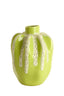 Light & Living Accessories Vase deco 25x38 cm CHIERI ceramics light green+cream House of Isabella UK