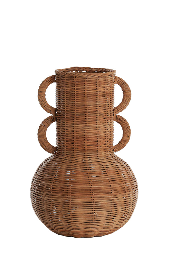 Light & Living Accessories Vase deco 25x38 cm NALEAH rattan brown House of Isabella UK