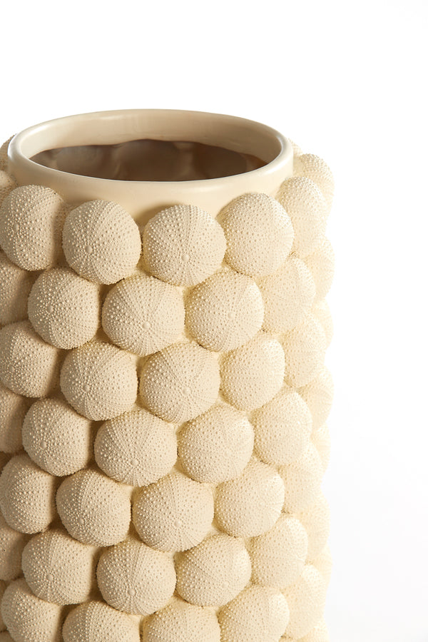 Light & Living Accessories Vase deco 25x40 cm SEA URCHIN cream House of Isabella UK
