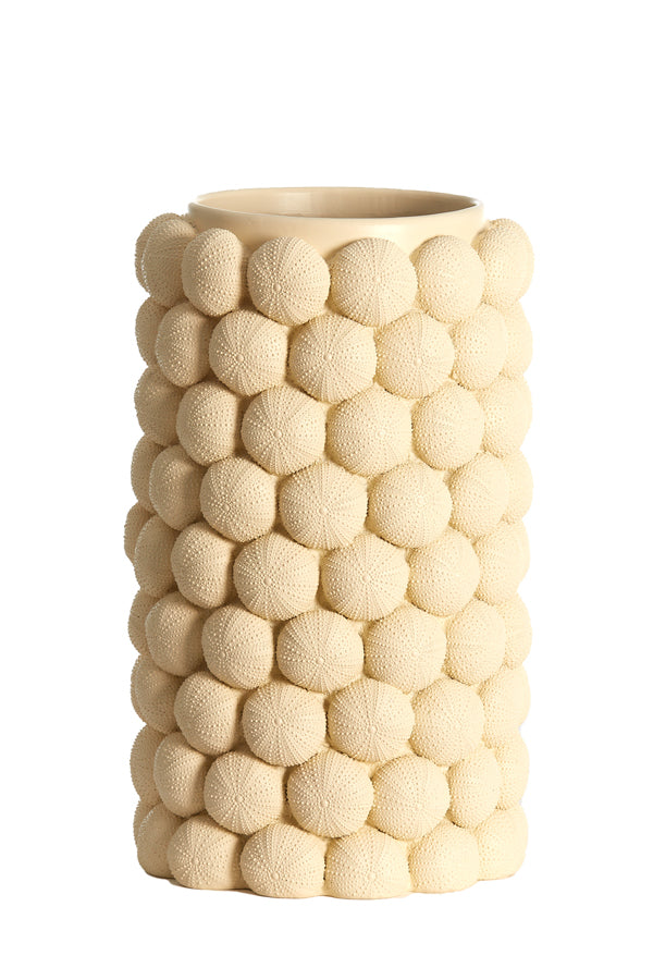 Light & Living Accessories Vase deco 25x40 cm SEA URCHIN cream House of Isabella UK