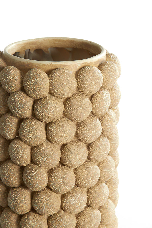 Light & Living Accessories Vase deco 25x40 cm SEA URCHIN sand House of Isabella UK