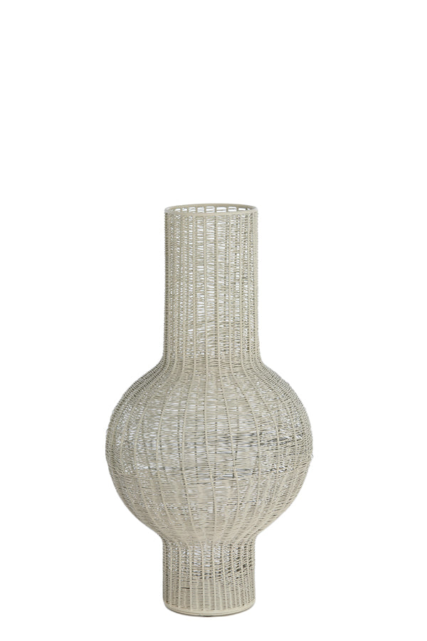Light & Living Accessories Vase deco 25x48 cm COMPETA cream House of Isabella UK