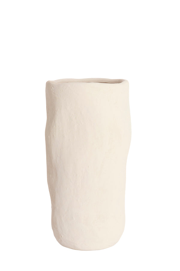 Light & Living Accessories Vase deco 25x49 cm SERAFINA ceramics cream House of Isabella UK