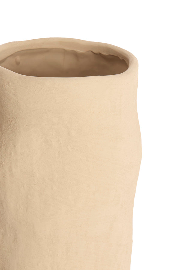 Light & Living Accessories Vase deco 25x49 cm SERAFINA ceramics light brown House of Isabella UK