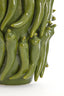 Light & Living Accessories Vase deco 26,5x25x39 cm PEPPER ceramics dark green House of Isabella UK