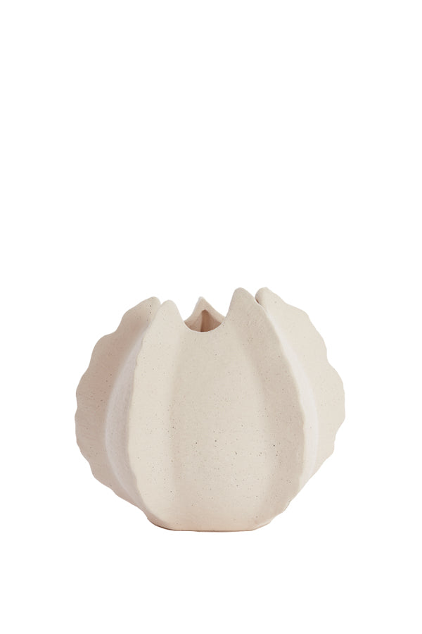 Light & Living Accessories Vase deco 26,5x26x23 cm KELAPA ceramics cream House of Isabella UK
