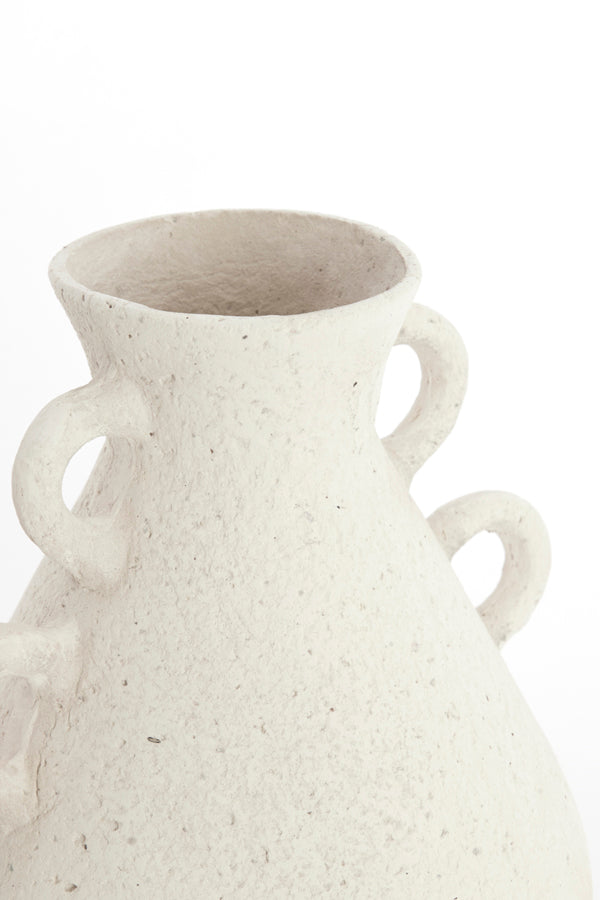 Light & Living Accessories Vase deco 26x20x30 cm ZEPHAN matt cream House of Isabella UK