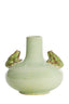 Light & Living Accessories Vase deco 26x25 cm FROG ceramics mint green+green House of Isabella UK