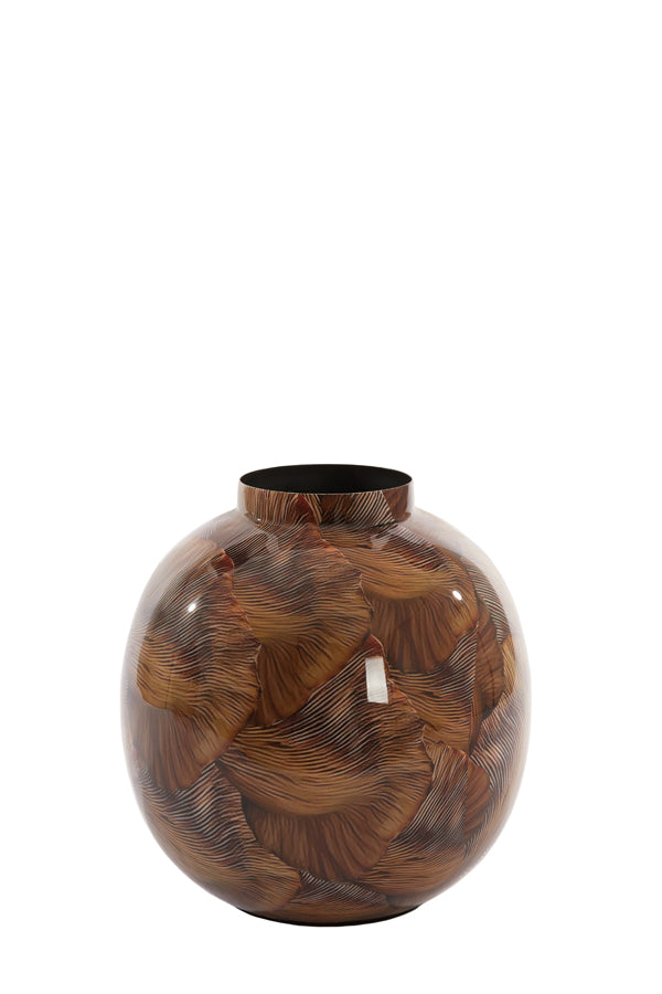 Light & Living Accessories Vase deco 26x27 cm MILOS brown-light brown House of Isabella UK