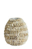 Light & Living Accessories Vase deco 26x27 cm SARRIA bamboo+shell cream House of Isabella UK