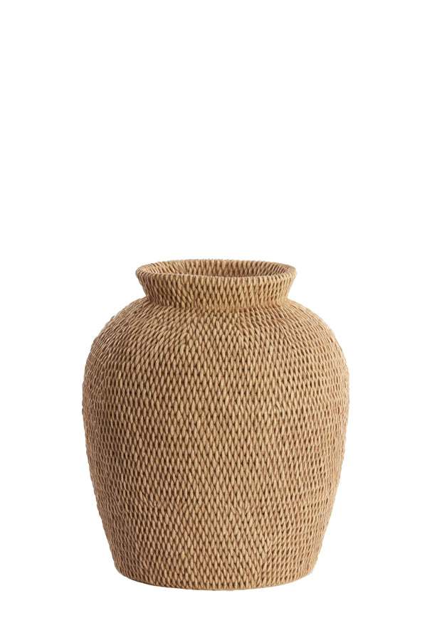 Light & Living Accessories Vase deco 26x28 cm VEDELLA light brown House of Isabella UK