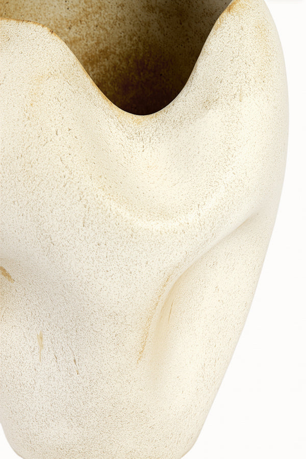 Light & Living Accessories Vase deco 26x35 cm AZURA ceramics cream-rust House of Isabella UK