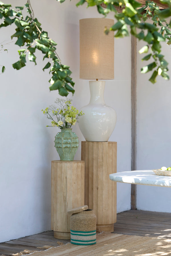Light & Living Accessories Vase deco 26x35 cm LOSETO ceramics green House of Isabella UK