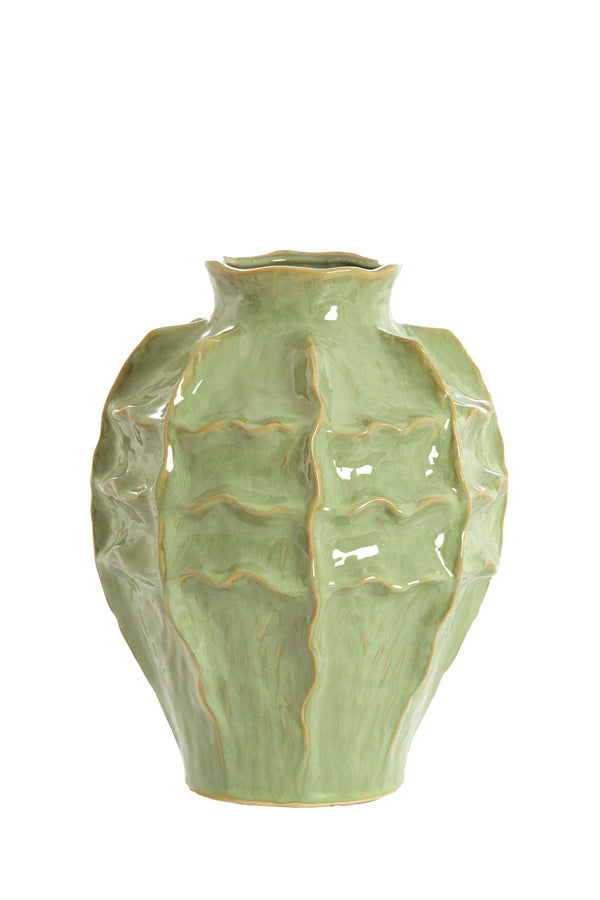 Light & Living Accessories Vase deco 26x35 cm LOSETO ceramics green House of Isabella UK